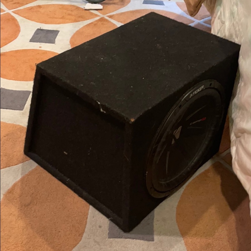 12 inch subwoofer with amp matches and pairs